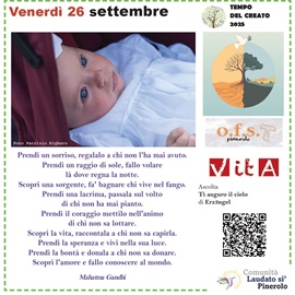 Venerdì 26 settembre 2025